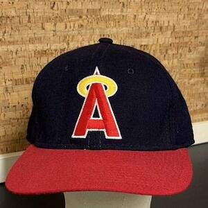 California Angels Vintage 90s Sports Specialties Wool Fitted 7 1/8 Hat - MLB Cap